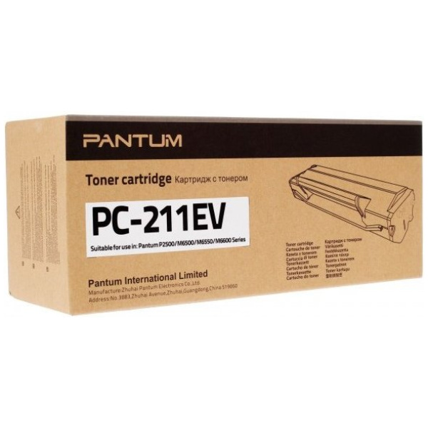 Картридж Pantum PC-211EV для P2200/P2207/P2500/P2500W (1600 стр.) оригинал