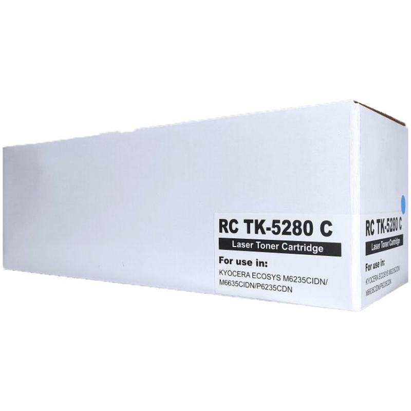 Картридж RC TK-5280C для Kyocera EcoSys-M6235/P6235/M6635/P6635 голубой  (13000 стр.)