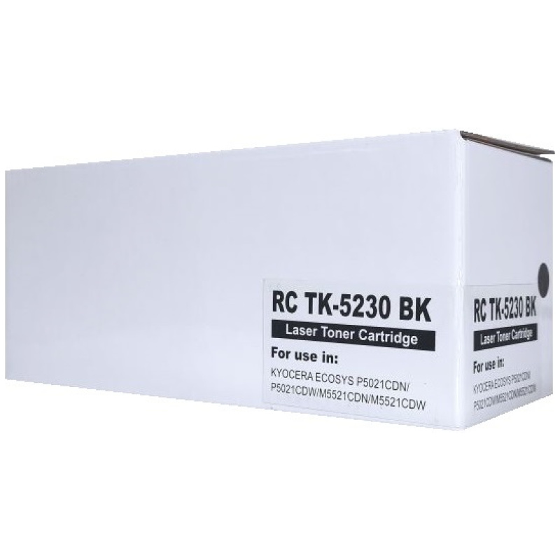 Картридж RC TK-5230 BK для Kyocera EcoSys-P5021/EcoSys-M5521 черный (2600 стр.)