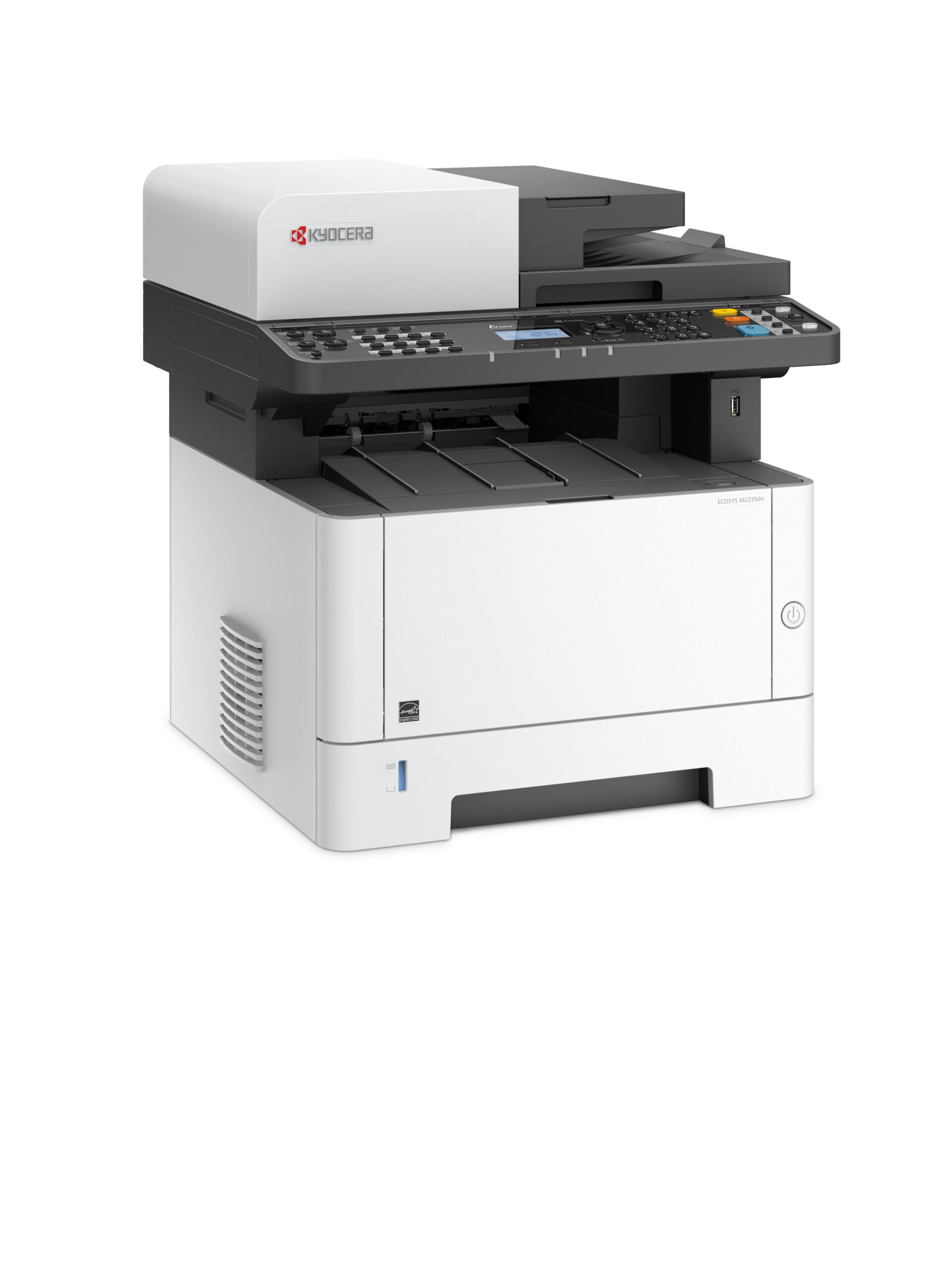 Лазерный копир-принтер-сканер Kyocera M2235dn (А4, 35 ppm, 1200dpi, 512Mb, USB, Network, автоподатчи