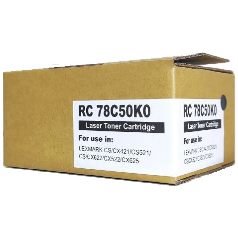 Картридж RC 78C50KE/78C50K0 для Lexmark LaserPrinter CS421/CX421/CS521/CX522/CS622/CX622/CX625  (2K)