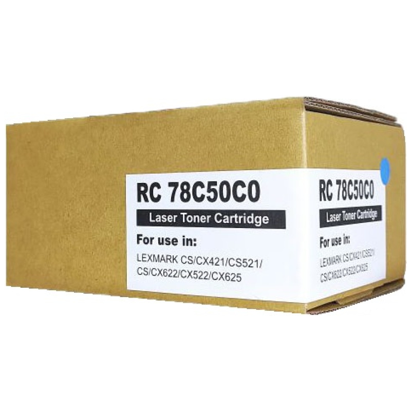 Картридж RC 78C50CE/78C50C0 для Lexmark LaserPrinter CS421/CX421/CS521/CX522/CS622/CX622  (1.4K)