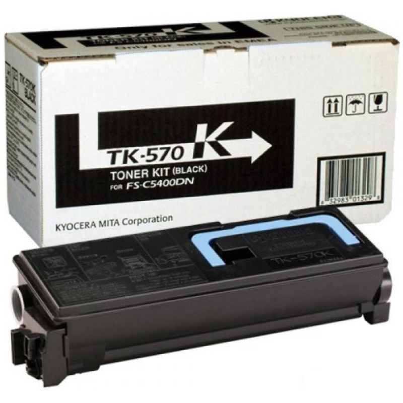 Тонер-картридж Kyocera TK-570K, черный, оригинальный