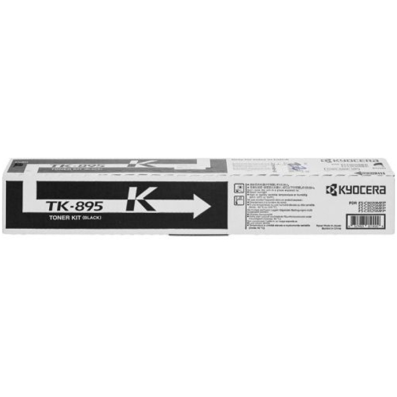 Тонер-картридж Kyocera TK-895K, черный, оригинальный